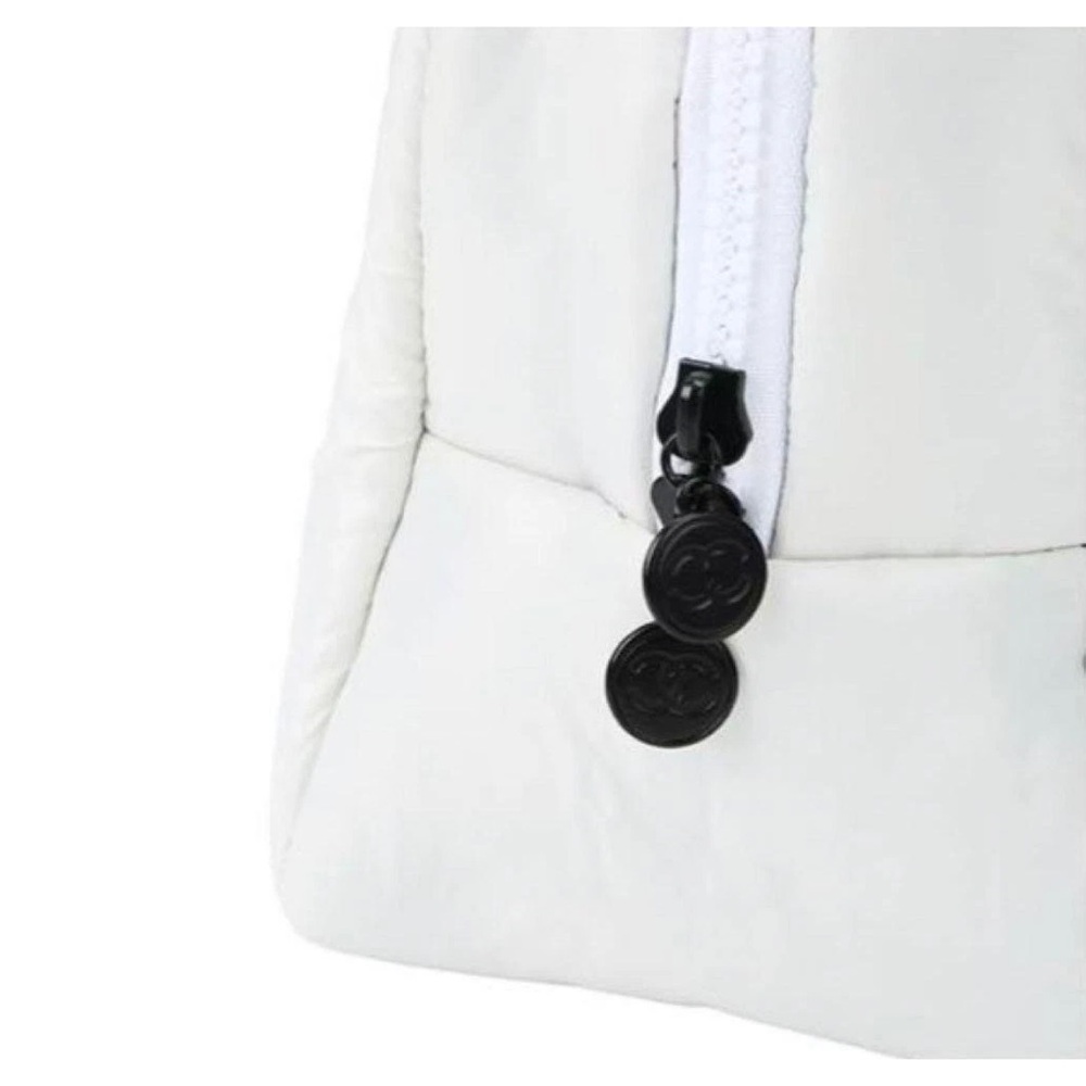 CHANEL | Bags | Chanel Cosmetic Puff Bag With Handle - Picture 7 of 11